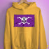 Lesbian Labrys Pride Pirate Flag Hoodie - Mustard
